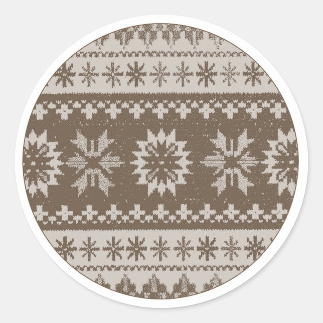 Taupe Sweater Stickers (Front)