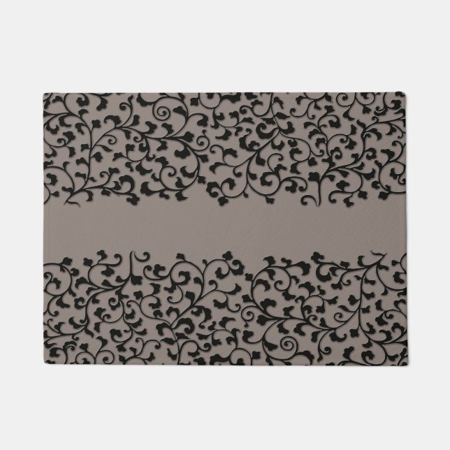 Taupe Wrought Iron Doormat (Front)