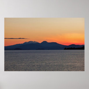 Taupo Sunset Poster