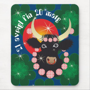 Taur 21 avrigl fin 20 matg Tarpunet da mieur Mouse Pad