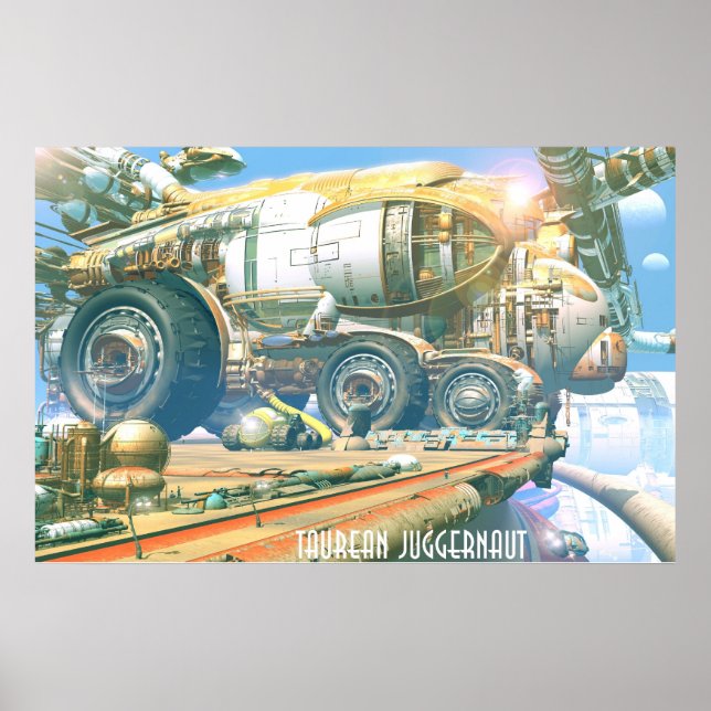 Taurean Juggernaut Poster (Front)