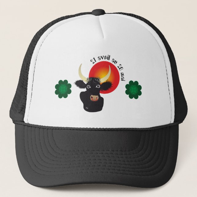 Taureau 21 avril au 20 mai Casquettes Truckerkappe Trucker Hat (Front)