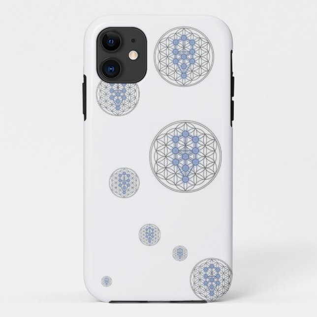Taurian - Tree of Life - Flower of Life phone case (Back)