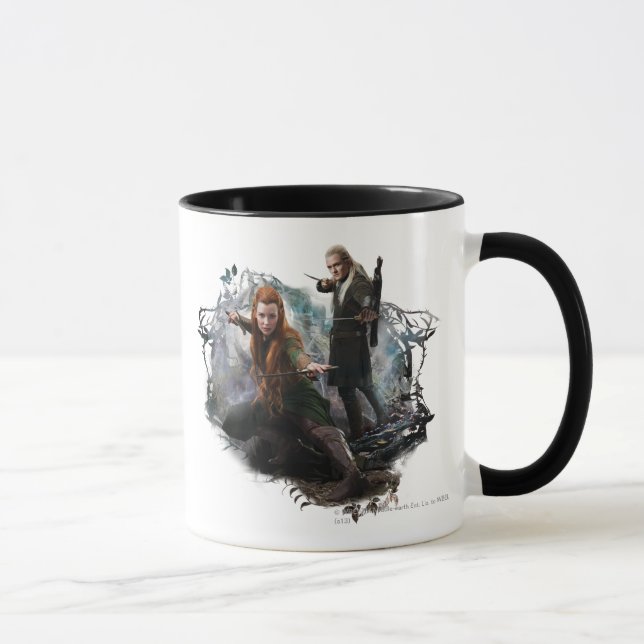 TAURIEL™ and LEGOLAS GREENLEAF™ Graphic Mug (Right)
