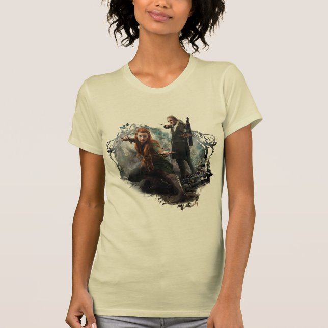 TAURIEL™ and LEGOLAS GREENLEAF™ Graphic T-Shirt (Front)