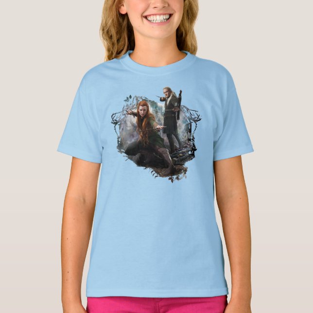 TAURIEL™ and LEGOLAS GREENLEAF™ Graphic T-Shirt (Front)
