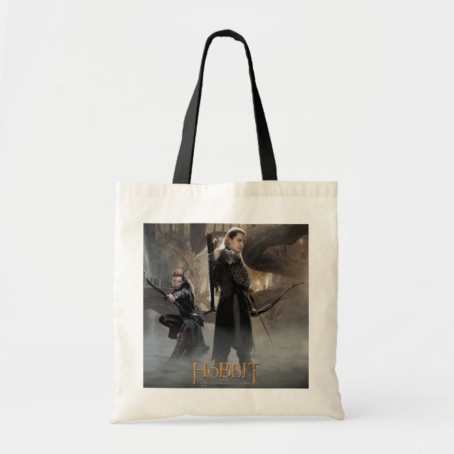 TAURIEL™ And LEGOLAS GREENLEAF™ Movie Poster 2 Tote Bag (Front)