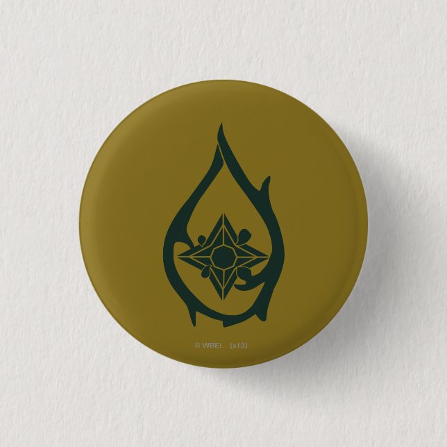 TAURIEL™ Drop Symbol 3 Cm Round Badge (Front)