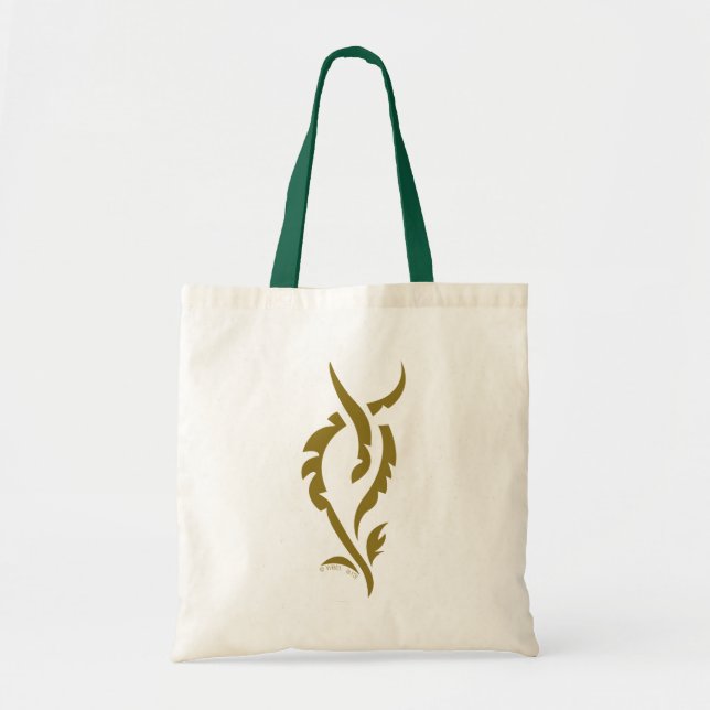 TAURIEL™ Floral Symbol Tote Bag (Front)