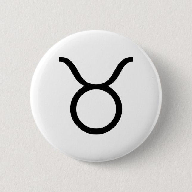 Taurus 6 Cm Round Badge (Front)