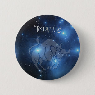 Taurus 6 Cm Round Badge
