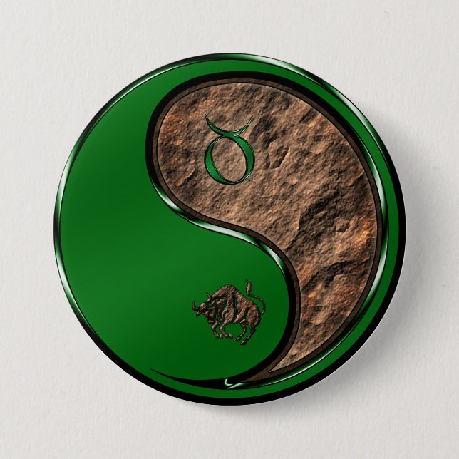 Taurus 7.5 Cm Round Badge (Front)