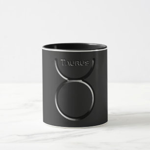 TAURUS, Abstract Design of the Zodiac Sign, Mug