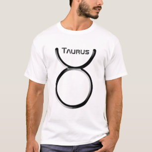 TAURUS, Abstract Design of the Zodiac Sign,  T-Shirt