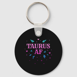 Taurus Af _ Pink Taurus Zodiac Sign Horoscope Key Ring