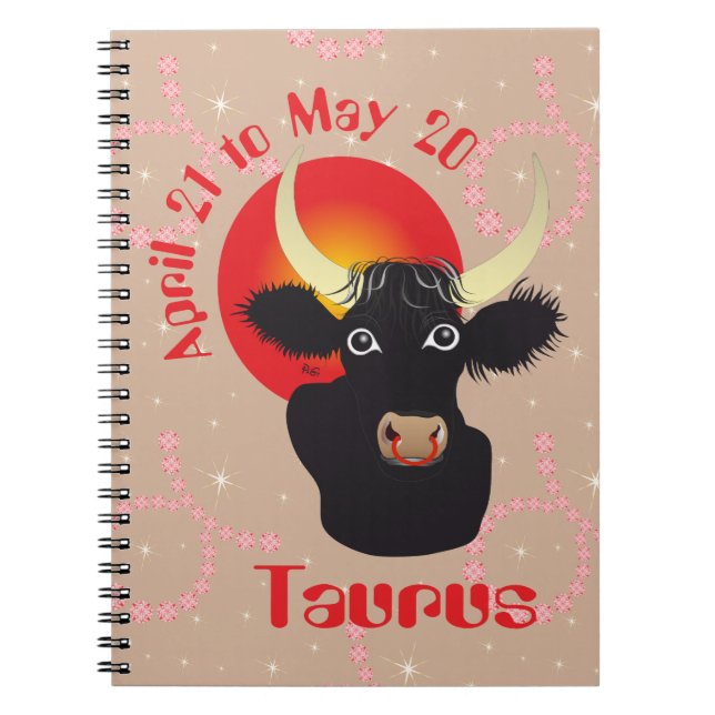 Taurus April 21 to May 20 Notebooks (Front)
