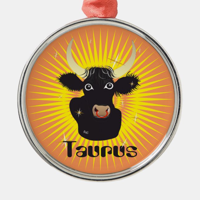 Taurus April 21 to May 20 Ornament (Front)