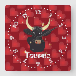 Taurus April 21 to May 20 Wall Clocks