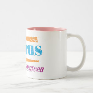 Taurus Aqua Two-Tone Coffee Mug