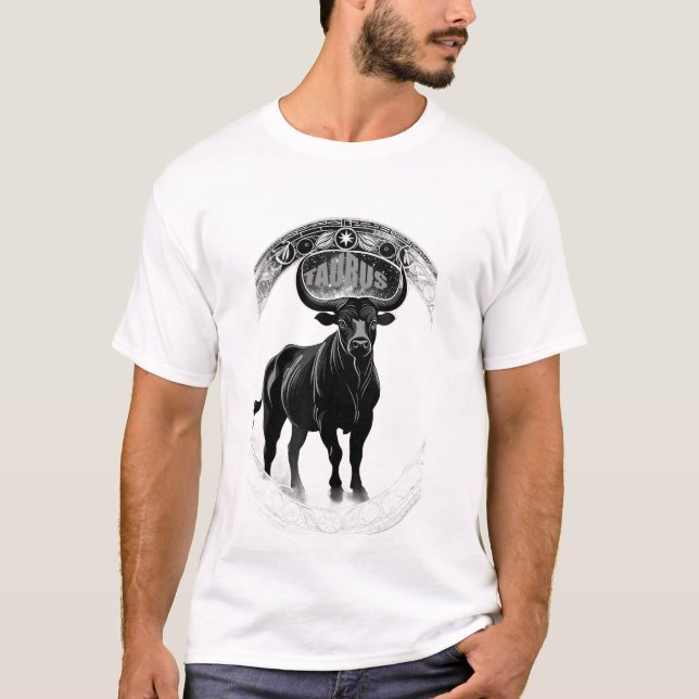 Taurus Astrological Sign T-Shirt (Front)