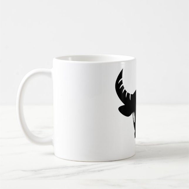 Taurus Astrological Symbol Sign Coffee Mug (Left)