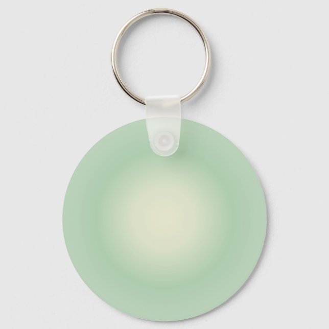 Taurus Aura Gradient Zodiac, Green Aura Gradient Key Ring (Front)