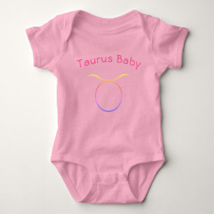Taurus Baby Zodiac Baby Bodysuit