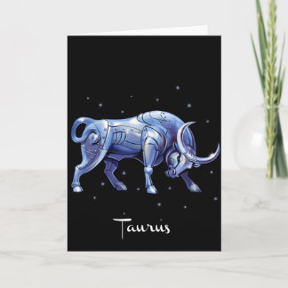 Taurus Birthday Card