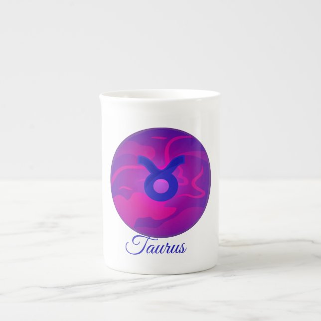 Taurus Bone China Mug (Front)