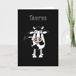 Taurus Bull Birthday Card