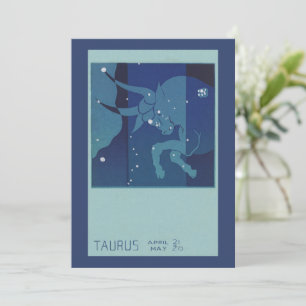 Taurus Bull Constellation Vintage Zodiac Astrology