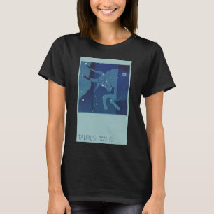 Taurus Bull Constellation Vintage Zodiac Astrology T-Shirt