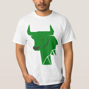 Taurus Bull Green Icon – Astrology Design T-Shirt