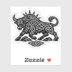 Taurus Bull Sigil — Earthbound Zodiac Inkwork