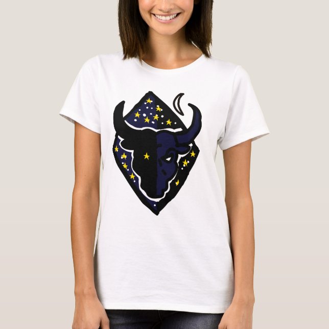 Taurus Bull Zodiac T‑Shirt – Strong Taurus Energy  T-Shirt (Front)