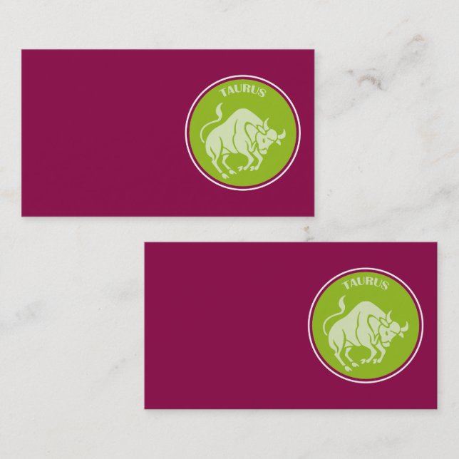 Taurus Business Card (Front/Back)
