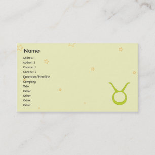 Taurus - Business Card