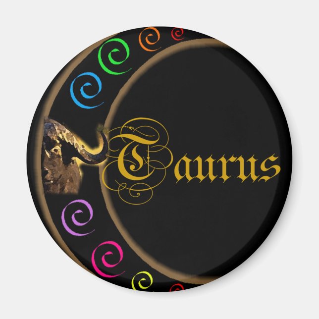 Taurus Celestrial Moon Magnet (Front)