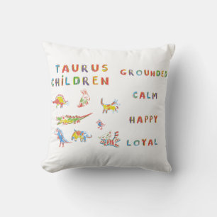 Taurus Child Zodiac Pillow
