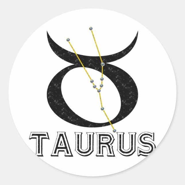 Taurus Classic Round Sticker (Front)
