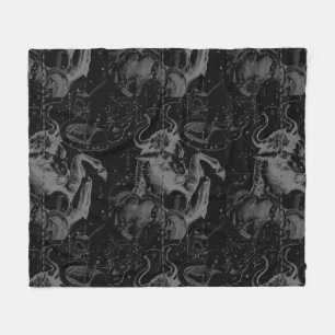 Taurus Constellation Hevelius 1690 Decor Fleece Blanket