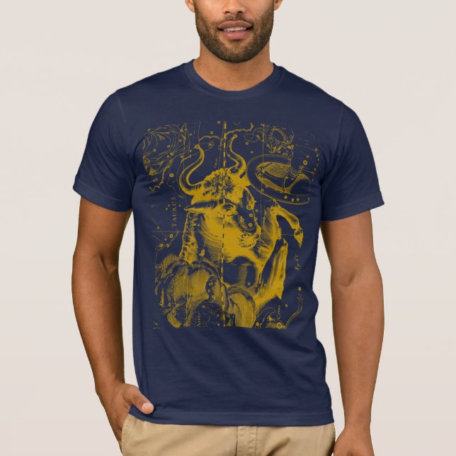 Taurus Constellation Hevelius 1690 Fashion T-Shirt (Front)