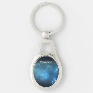 Taurus constellation key ring