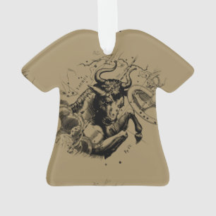 Taurus Constellation Map by Hevelius circa 1690 Ornament