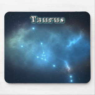 Taurus constellation mouse pad