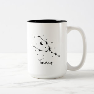 Taurus Constellation Two-Tone Coffee Mug