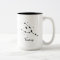 Taurus Constellation Two-Tone Coffee Mug
