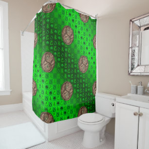 Taurus & Earth Goat Shower Curtain