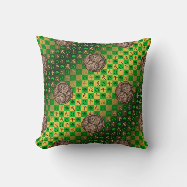 Taurus & Earth Horse Cushion (Front)