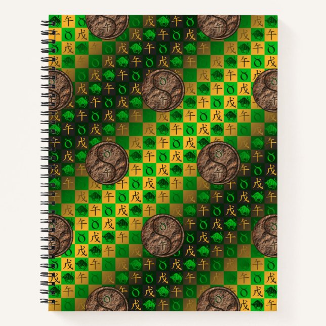 Taurus & Earth Horse Notebook (Front)